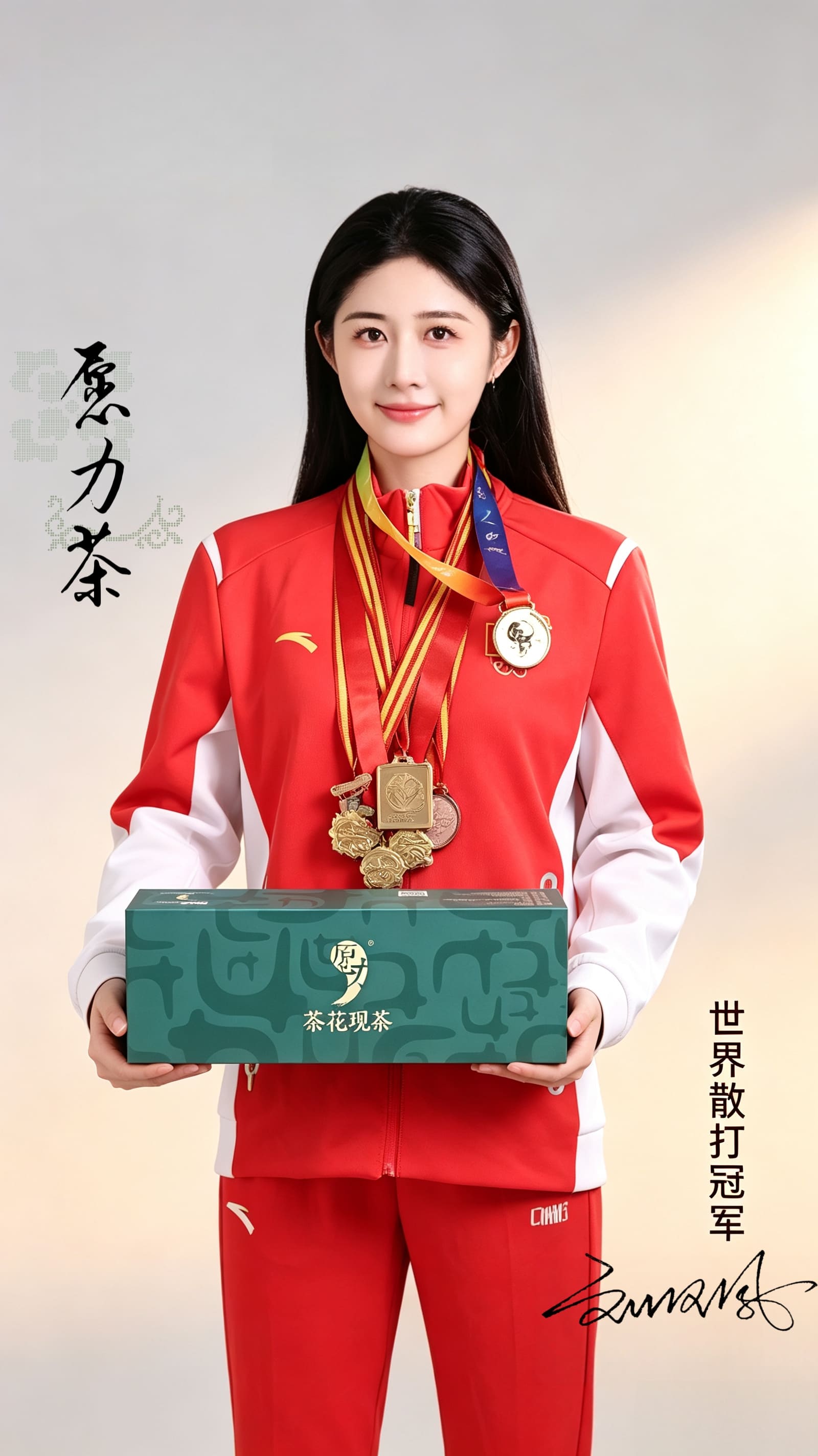 形象代言人世界散打冠军刘汉凤